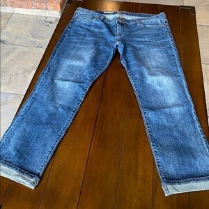 KUT FROM THE KLOTH Catherine Boyfriend Lightly Distressed Jeans Size12/14